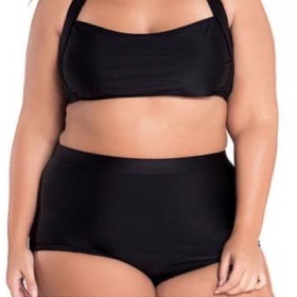 Catalina plus Swim Bottoms Black Mid-rise New with out Tag Size 3X 22W -24W - Picture 5 of 13